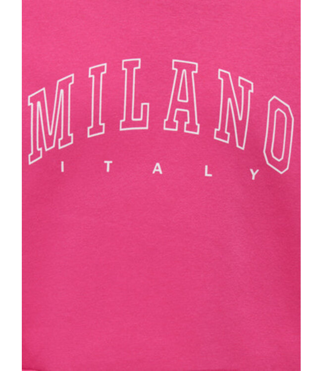 Kids ONLY winter sweater meisjes - roze - KogSweat - loose fit