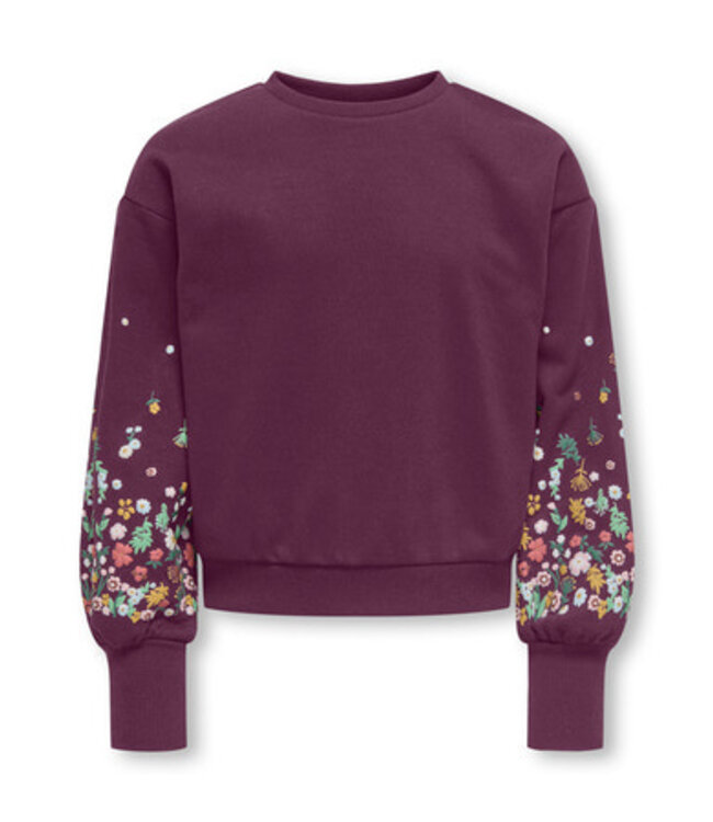 Kids ONLY winter sweater meisjes - paars - KogBrooke - regular fit
