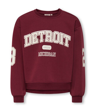 Kids ONLY winter sweater meisjes - rood - KogVictory - regular fit
