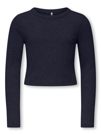 Kids ONLY winter top meisjes - blauw - KogBina - slim fit, longsleeve afbeelding