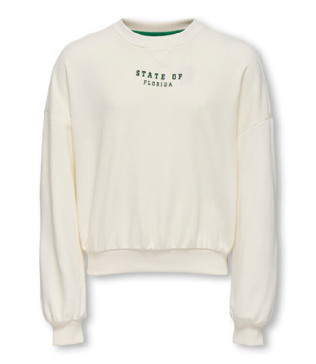 Kids ONLY winter sweater meisjes - wit - KogSally - box fit