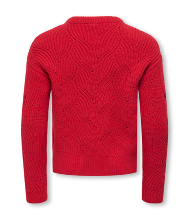 Kids ONLY winter sweater meisjes - rood - KogKatia - regular fit