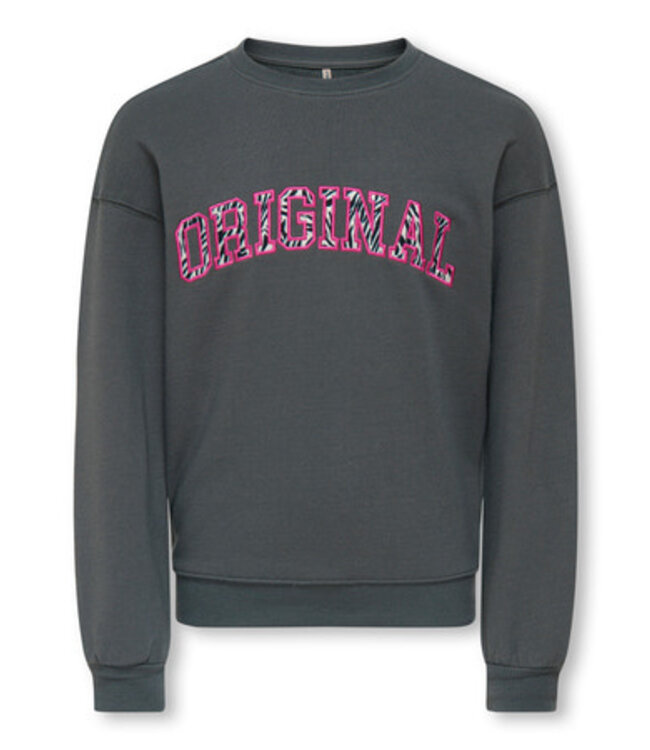Kids ONLY winter sweater meisjes - grijs - KogFrederikka - regular fit