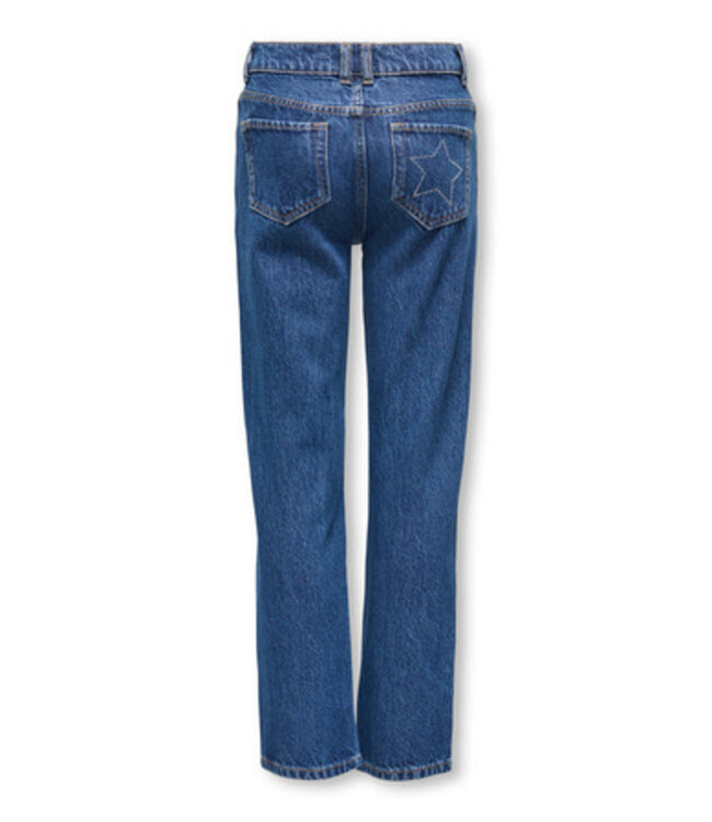 Kids ONLY winter jeansbroek meisjes - blauw - KogCarly - straight fit