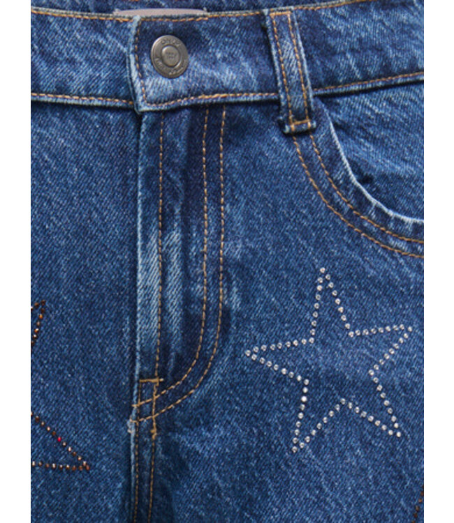 Kids ONLY winter jeansbroek meisjes - blauw - KogCarly - straight fit