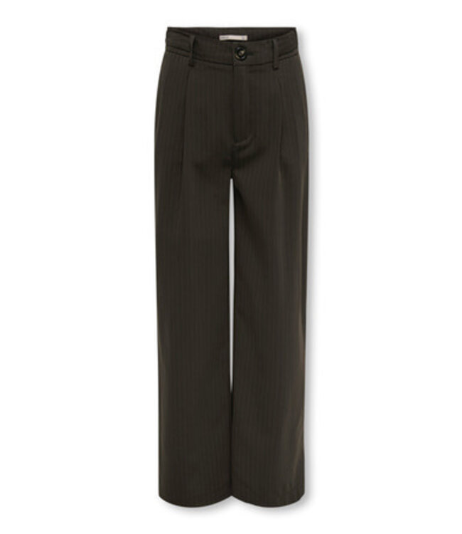 Kids ONLY winter broek meisjes - grijs - KogAlden - wide leg fit