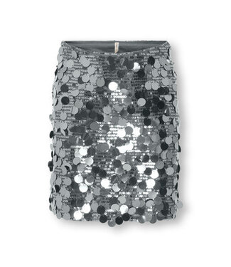 Kids ONLY winter rok meisjes - grijs - KogJadel - pailletten