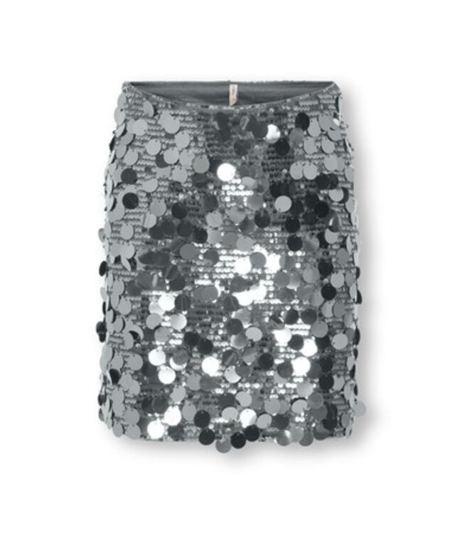 Kids ONLY winter rok meisjes - grijs - KogJadel - pailletten