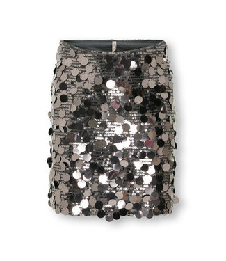 Kids ONLY winter rok meisjes - grijs - KogJadel - pailletten