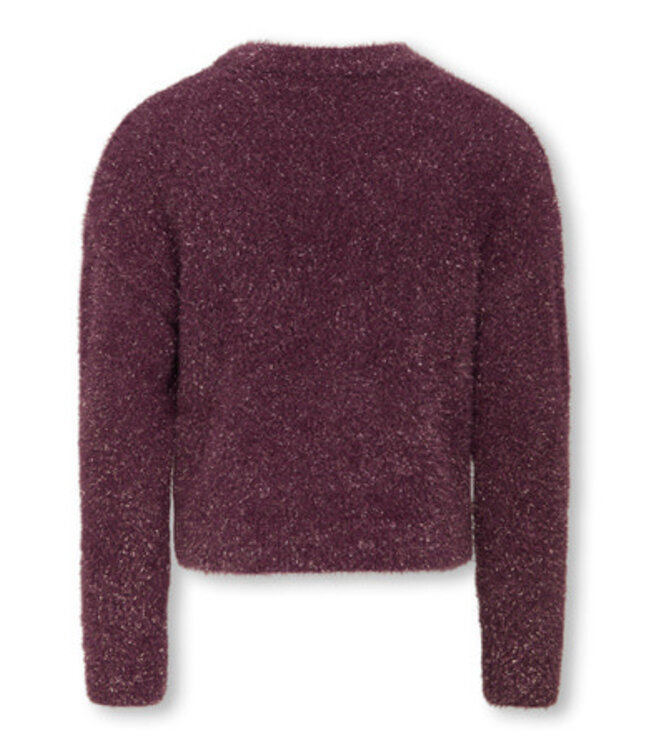 Kids ONLY winter sweater meisjes - paars - KogPiumo - regular fit, glitter