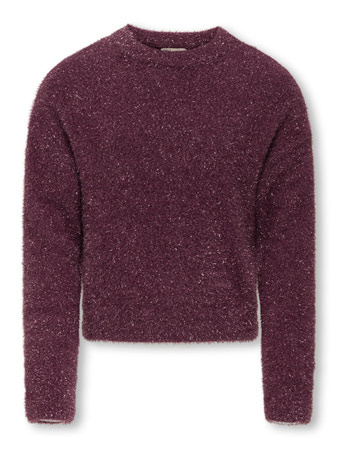 Kids ONLY winter sweater meisjes - paars - KogPiumo - regular fit, glitter afbeelding
