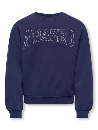 Kids ONLY winter sweater meisjes - blauw - KogKiki - oversize fit