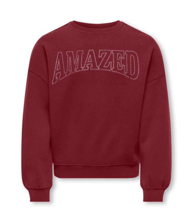Kids ONLY winter sweater meisjes - paars - KogKiki - oversize fit