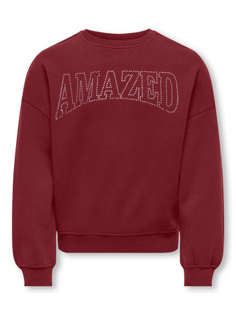 Kids ONLY winter sweater meisjes - paars - KogKiki - oversize fit
