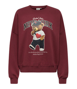 Kids ONLY winter sweater meisjes - paars - KogLinda - regular fit