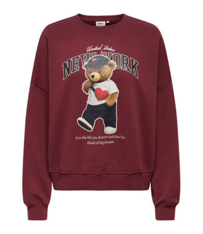 Kids ONLY winter sweater meisjes - paars - KogLinda - regular fit
