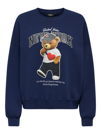 Kids ONLY winter sweater meisjes - blauw - KogLinda - regular fit