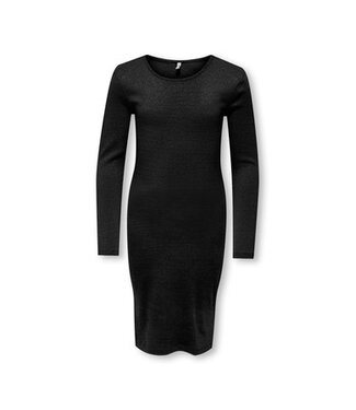 Kids ONLY winter jurk meisjes - zwart - KogTrinny - tight fit - glitter