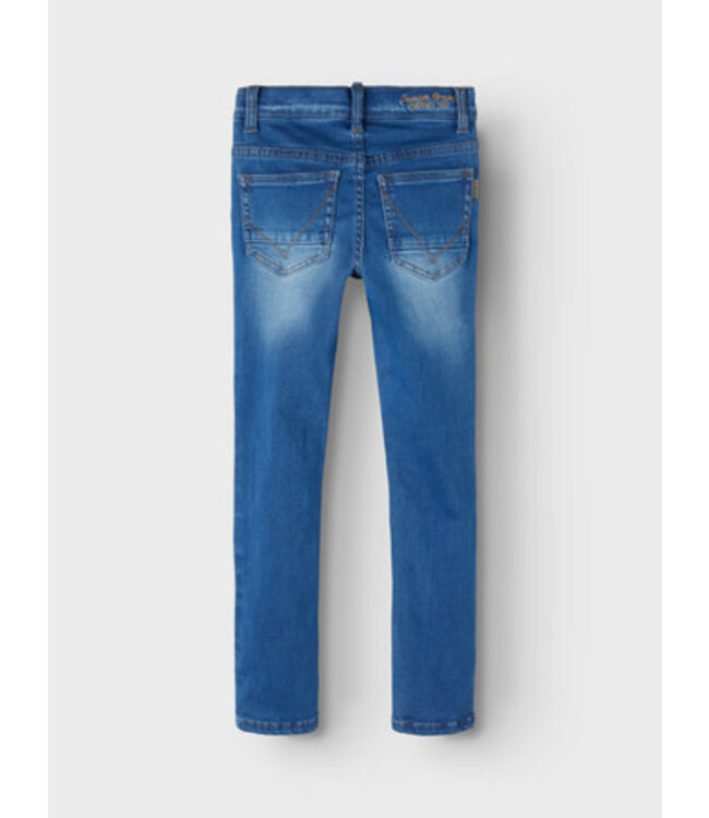 Name it winter jeansbroek jongens - blauw - xslim fit - NkmTheo