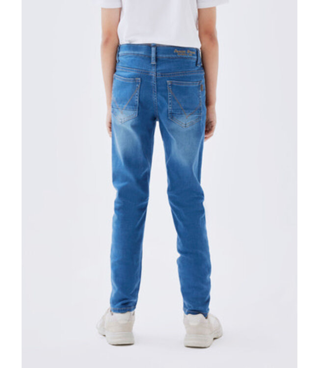 Name it winter jeansbroek jongens - blauw - xslim fit - NkmTheo