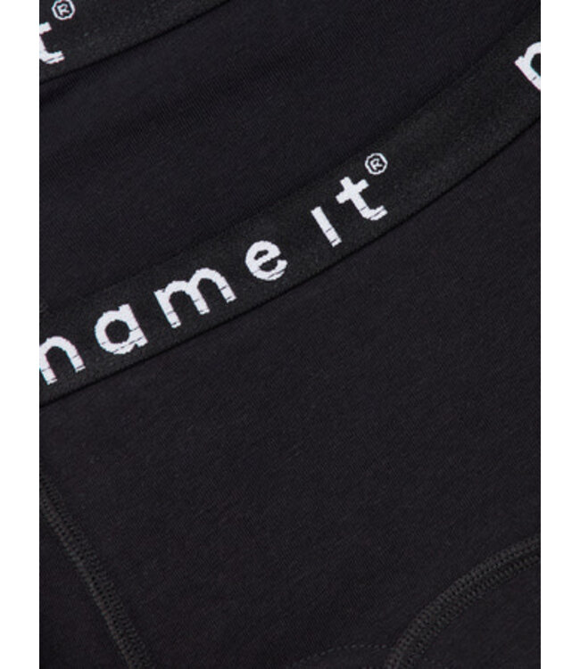 Name it winter ondergoed meisjes - zwart - 2p hipster - NkfHipster