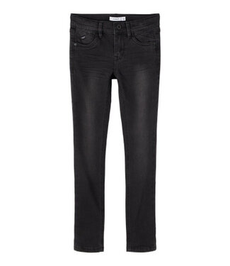 Name it winter jeansbroek jongens - zwart - skinny fit - NkmPete