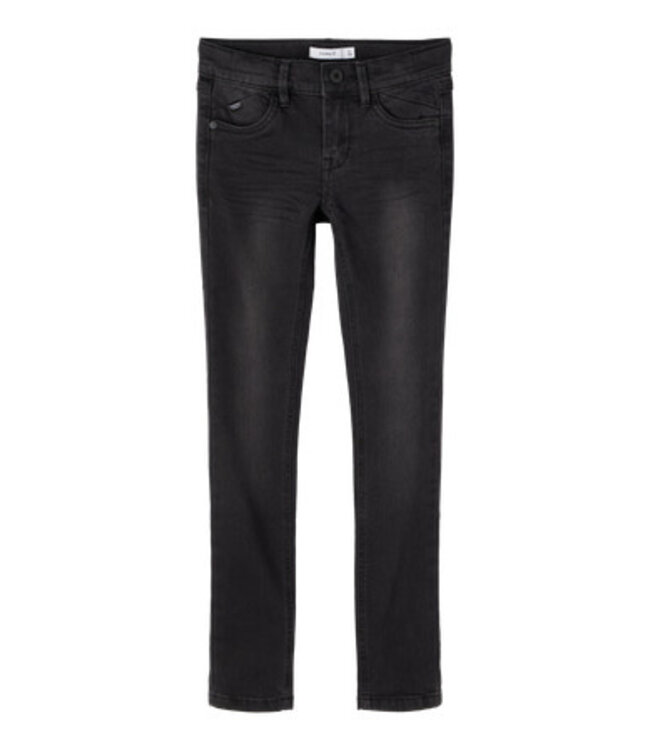 Name it winter jeansbroek jongens - zwart - skinny fit - NkmPete