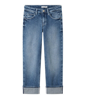 Name it winter jeansbroek meisjes - blauw - straight fit - NkfRose