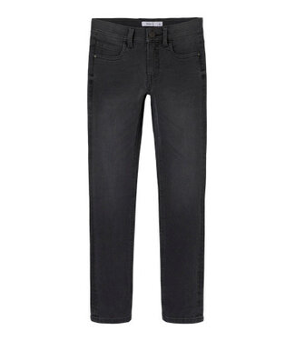 Name it winter jeansbroek jongens - grijs - slim fit - NkmSilas