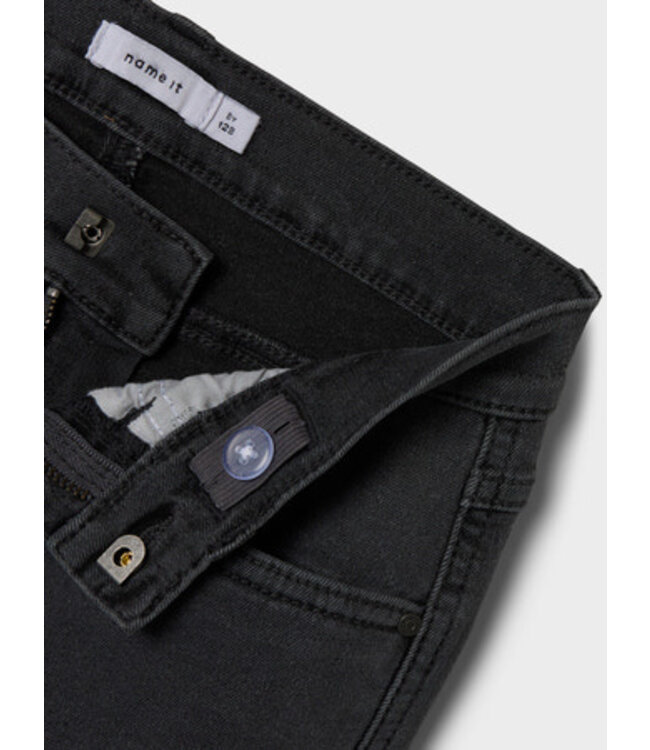 Name it winter jeansbroek meisjes - grijs - wide leg fit - NkfRose