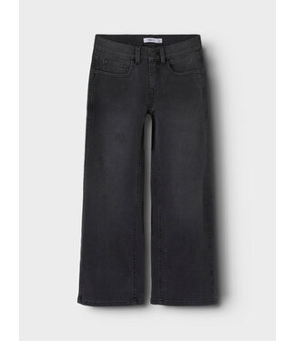 Name it winter jeansbroek meisjes - grijs - wide leg fit - NkfRose