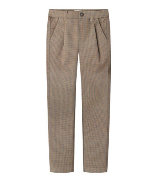 Name it winter broek jongens - bruin - xslim fit - NkmSilas