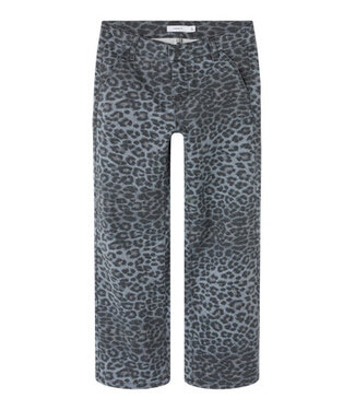 Name it winter broek meisjes - grijs - wide leg fit - NkfRose
