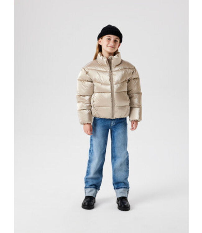 Name it winter winterjas meisjes - goud - puffer - NkfManon