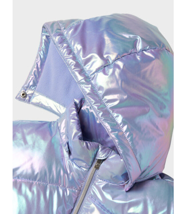 Name it winter winterjas meisjes - paars - puffer, shiny - NkfMolina