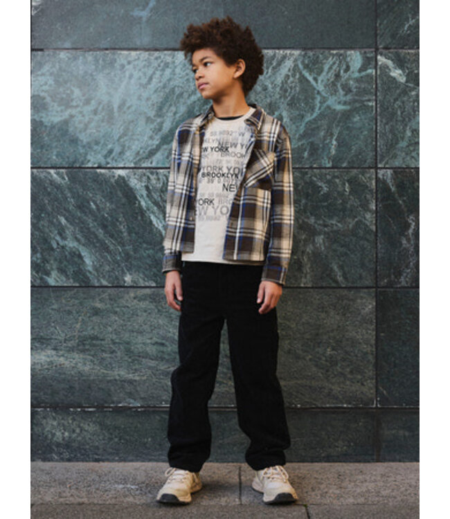 Name it winter t-shirt jongens - bruin - regular fit - NkmNoland