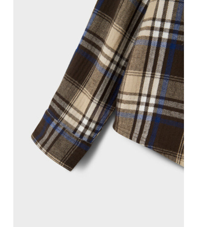 Name it winter t-shirt jongens - bruin - regular fit - NkmNoland