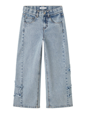 Name it winter jeansbroek meisjes - blauw - skater fit - NkfBella afbeelding