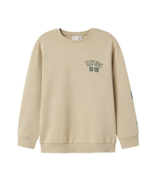 Name it winter sweater jongens - beige - regular fit - NkmNolen