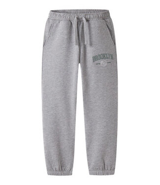 Name it winter sweat broek jongens - grijs - regular fit - NkmNewi