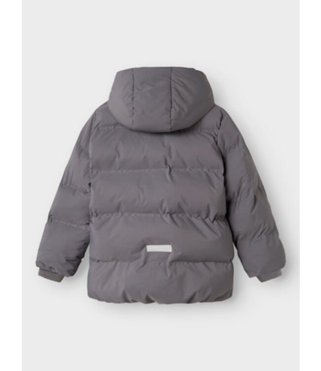 Name it winter winterjas jongens - grijs - puffer - NknMusk