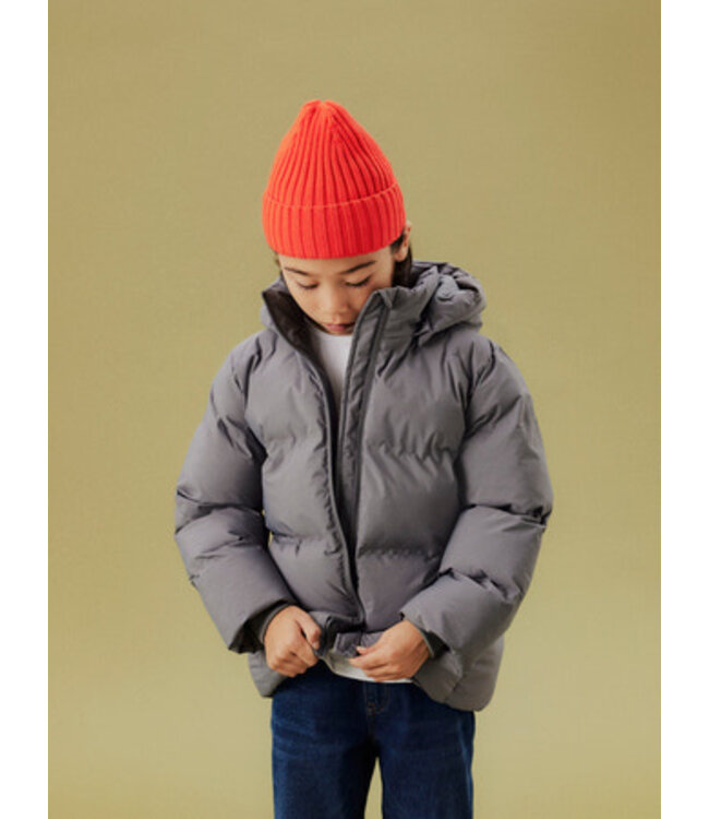 Name it winter winterjas jongens - grijs - puffer - NknMusk