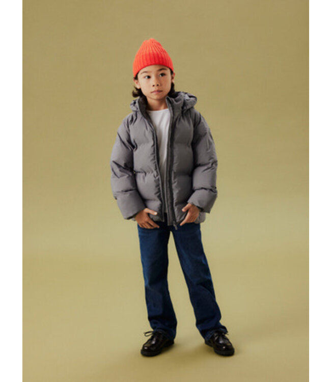 Name it winter winterjas jongens - grijs - puffer - NknMusk
