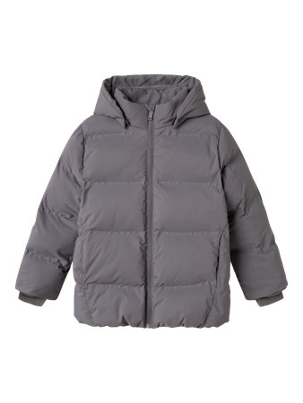 Name it winter winterjas jongens - grijs - puffer - NknMusk afbeelding