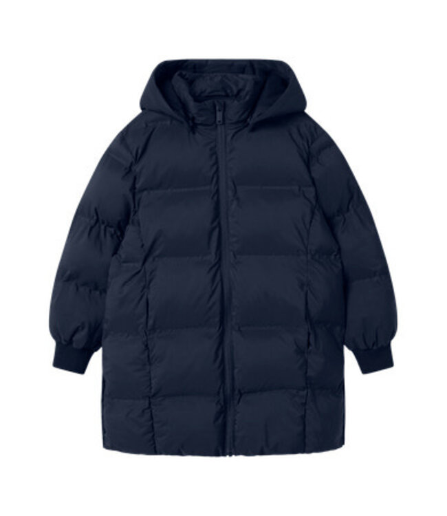 Name it winter winterjas meisjes - blauw - puffer, lang - NkfMusk