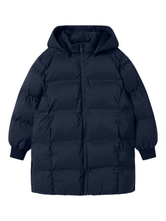 Name it winter winterjas meisjes - blauw - puffer, lang - NkfMusk afbeelding
