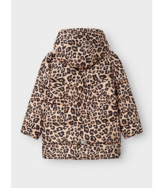 Name it winter winterjas meisjes - bruin - puffer - NkfMimosa