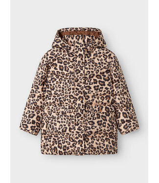 Name it winter winterjas meisjes - bruin - puffer - NkfMimosa