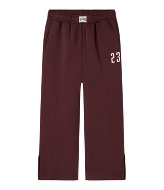 Name it winter sweat broek meisjes - paars - wide leg fit - NkfOdika