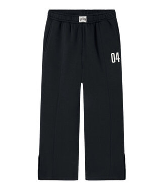 Name it winter sweat broek meisjes - zwart - wide leg fit - NkfOdika